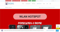 Desktop Screenshot of fonecards.de